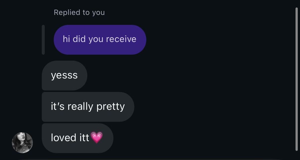 Customer review screenshot