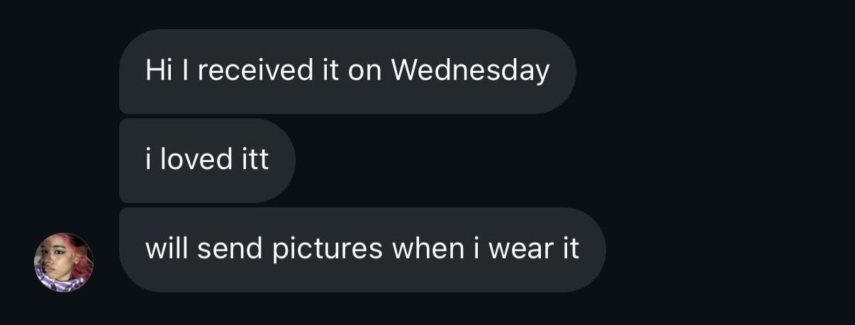Customer review screenshot