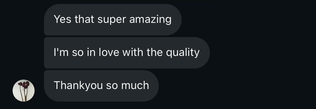 Customer review screenshot