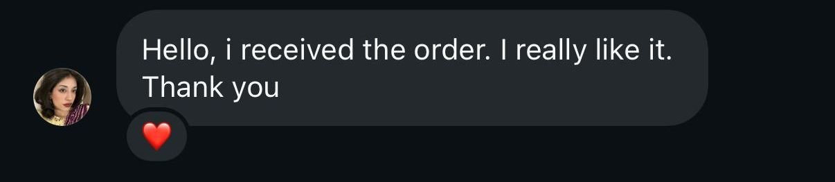 Customer review screenshot