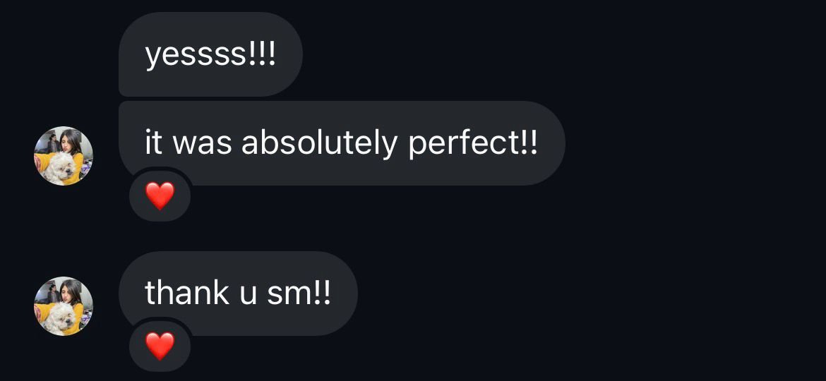 Customer review screenshot