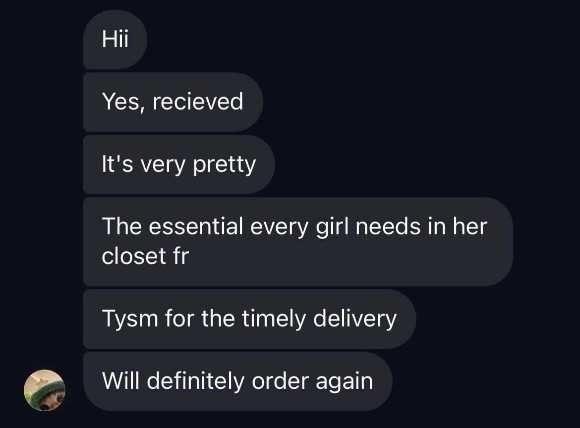 Customer review screenshot