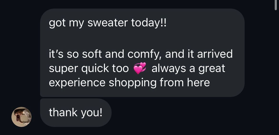 Customer review screenshot