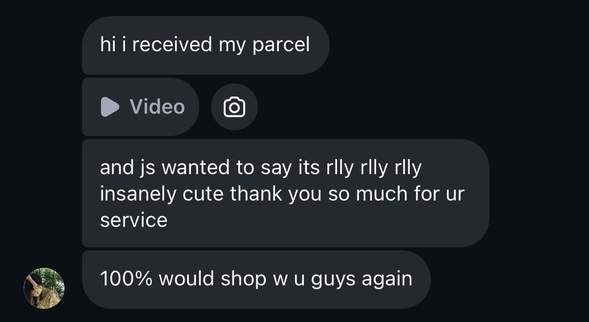 Customer review screenshot
