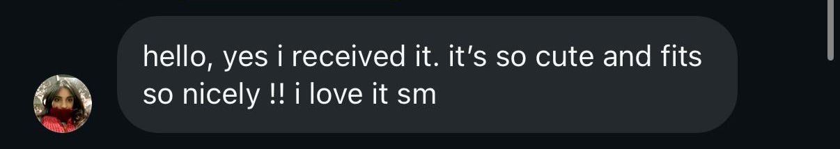 Customer review screenshot